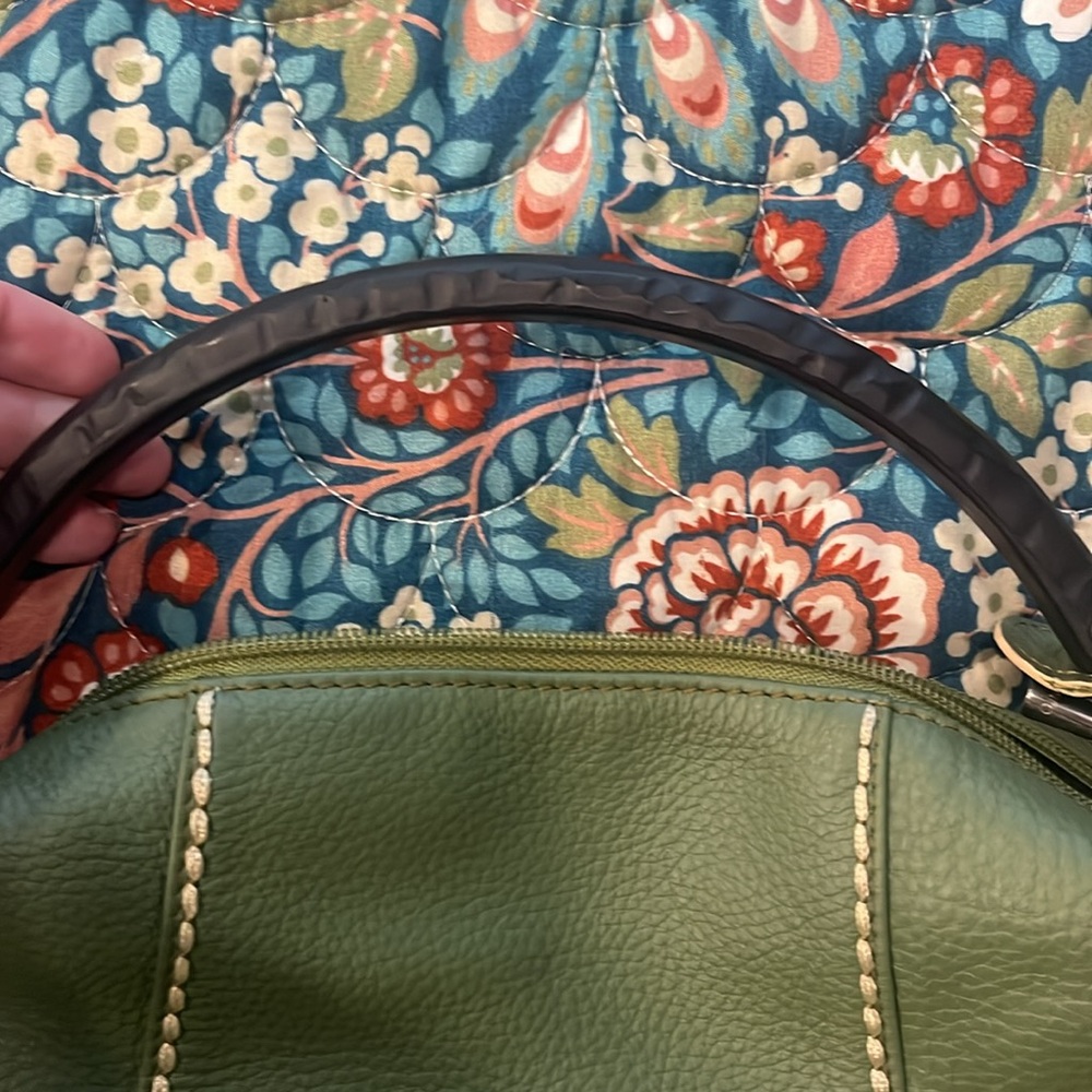 Plinio Visona Olive Green Hobo Bag - Picture 3 of 10